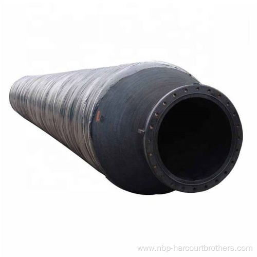 Steel flange nipple Dredging Water Suction Dredge Hose